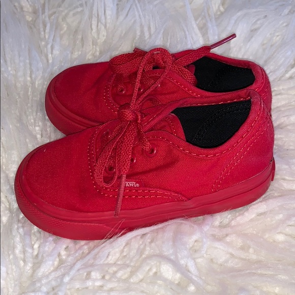 toddler red vans